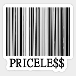 Scan for Priceless Barcode Sticker